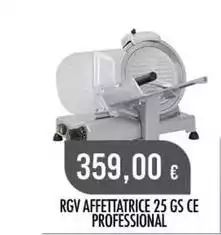 Rgv - Luxury Italia 25 GL Affettatrice Elettrico 140 W Grigio Alluminio