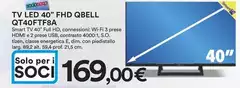 Qbell technology - Tv Led 40" FHD QT40FT6A