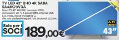 Saba - Tv Led 43" Uhd 4k
