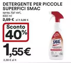 Smac s.p.a. - Detergente Per Piccole Superfici