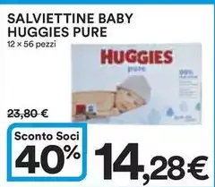 Huggies - Salviettine Baby Pure
