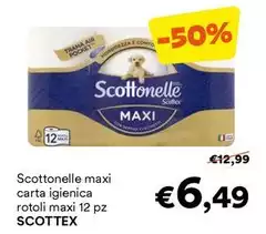 Scottex - Scottonelle Maxi Carta Igienica Rotoli Maxi