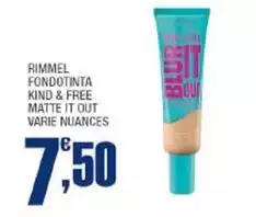 Rimmel - Fondotinta Kind & Free