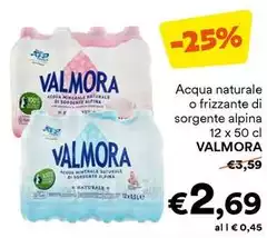 Valmora - Acqua Naturale O Frizzante Di Sorgente Alpina