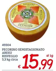 Formaggi Aresu - Pecorino Semistagionato Risveglio