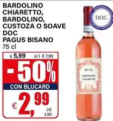 Pagus Bisano - Bardolino Chiaretto, Bardolino, Custoza O Soave DOC