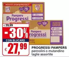 Pampers - Progressi