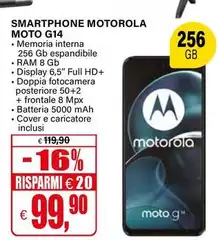 Motorola - Smartphone Moto G14