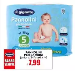 Il Gigante - Pannolini Per Bambini