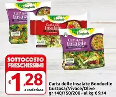 Bonduelle - Carta Delle Insalate Gustosa/ Vivace/Olive