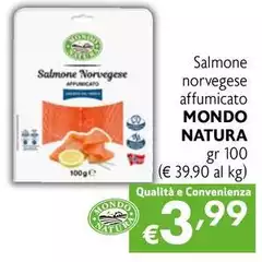Mondo Natura - Salmone Norvegese Affumicato