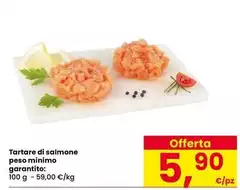 Tartare Di Salmone Peso Minimo Garantito