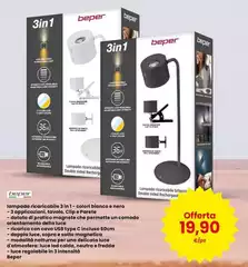 Luce - Lampada Cicoriacibile 3 In 1