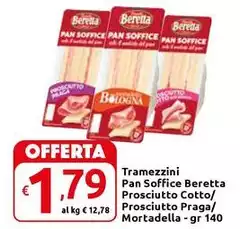 Beretta - Tramezzini Pan Soffice Prosciutto Cotto