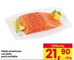 Filetto Di Salmone Con Pelle Peso Variable