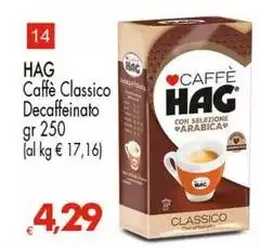 Hag - Caffe Classico Decaffeinato