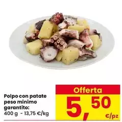Polpo Con Patate Peso Minimo Garantito