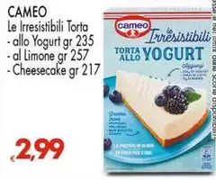 Cameo - Le Irresistibili Torta