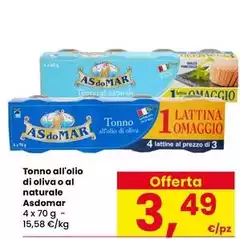 Asdomar - Tonno All'olio Di Oliva O Al Naturale