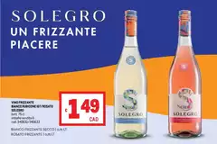 Solegro - Vino Frizzante Bianco