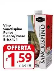 Ronco - Vino Sancrispino Bianco/Rosso