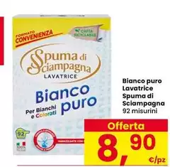 Spuma di Sciampagna - Bianco Puro Lavatrice