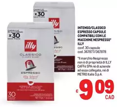 Illy - Intenso/Classico Espresso Capsule Compatibili Con Le Macchine Nespresso