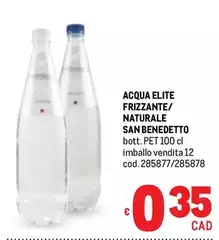 San Benedetto - Acqua Elite Frizzante/Naturale