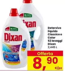 Dixan - Detersivo Liquido Classico O Color