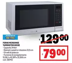 Forno Microonde Tarrington House