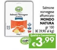 Mondo Natura - Salmone Norvegese Affumicato