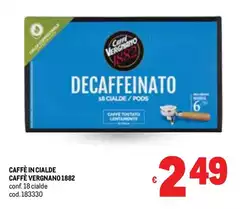 Caffè In Cialde Caffè Vergnano 1882