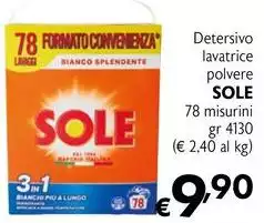 Sole - Detersivo Lavatrice Polvere