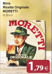 Moretti - Birra Ricetta Originale