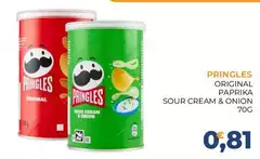 Pringles - Original Paprika Sour Cream & Onion