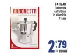 Fatigati - Baronetta Caffettiera In Alluminio