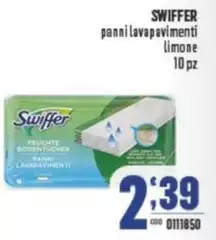 Swiffer - Panni Lava Pavimenti Limone