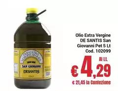 San Giovanni De Santis - Olio Extra Vergine 
