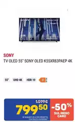Sony - Tv Oled 55" Oled K55XR83PAEP 4K 