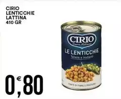 Cirio - Lenticchie Lattina