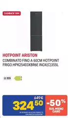 Hotpoint - Ariston Combinato Fino A Frigo.HPK25403XBR6E Inox 