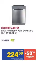 Ariston - Lavastoviglie LAVAST.HFC 3C41 CW X Inox