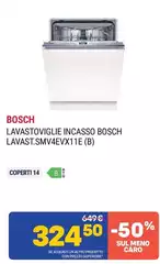 Bosch - Lavastoviglie Incasso LAVAST.SMV4EVX11E (B)