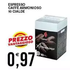Espresso - Caffè Armonioso 10 Cialde