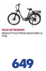 Nilox - Networking Biciclette Elettriche E-Bike J5 Plus