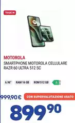 Motorola - Smartphone Cellulare Razr 60 Ultra 512 Sc
