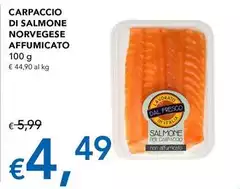 Carpaccio Di Salmone Norvegese Affumicato