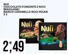 Nuii - Cioccolato Fondente E Noci Brasiliane/Bianco Caramello Noci Pecan