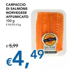 Carpaccio Di Salmone Norvegese Affumicato