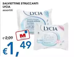 Lycia - Salviettine Struccanti